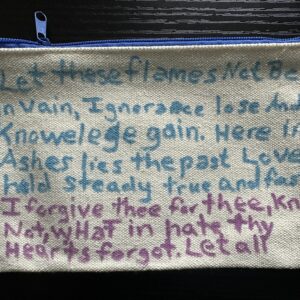Dual Side Small Bag - Poem 2