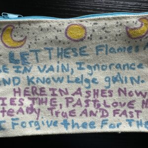 Dual Side Small Bag - Poem 1