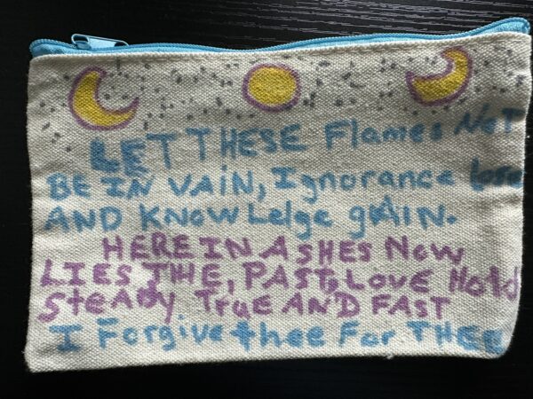 Dual Side Small Bag - Poem 1